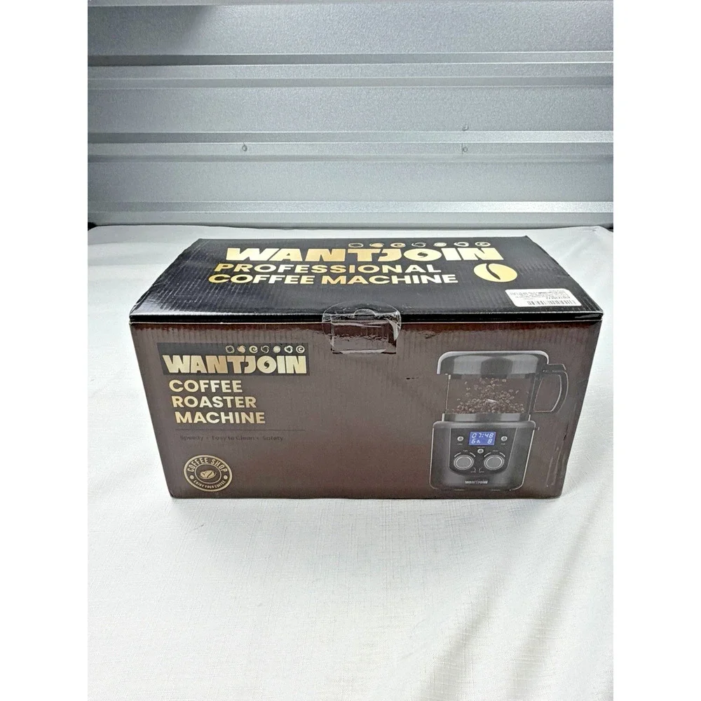 WANTJOIN Air Coffee Roaster 100g 2.35oz 1200W Programmable Display